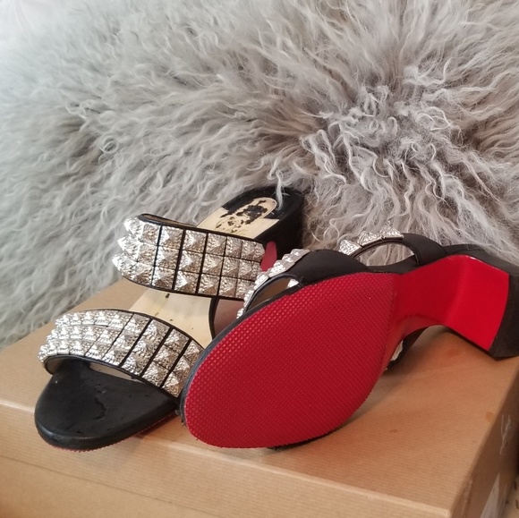 Christian Louboutin Myriadiam Studded Sandal - Picture 1 of 1